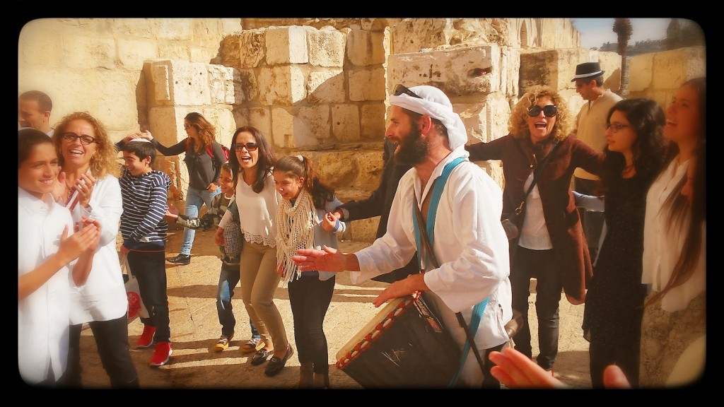 מתופפים לבר מצווה בכותל